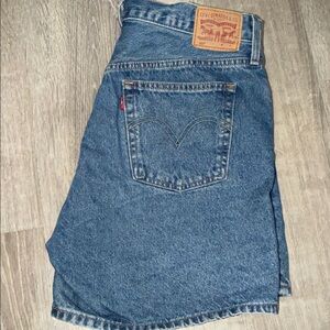 Levi’s 501 Blue Denim Shorts